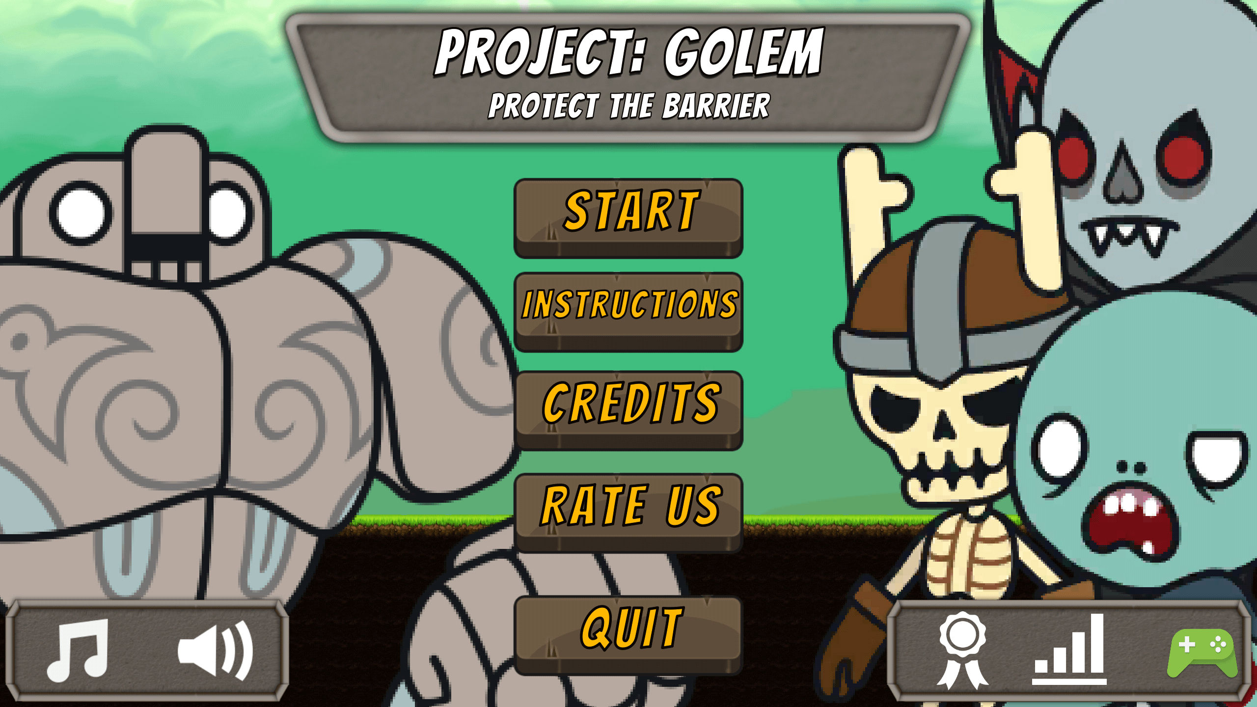 Project: Golem - Protect the Barrier